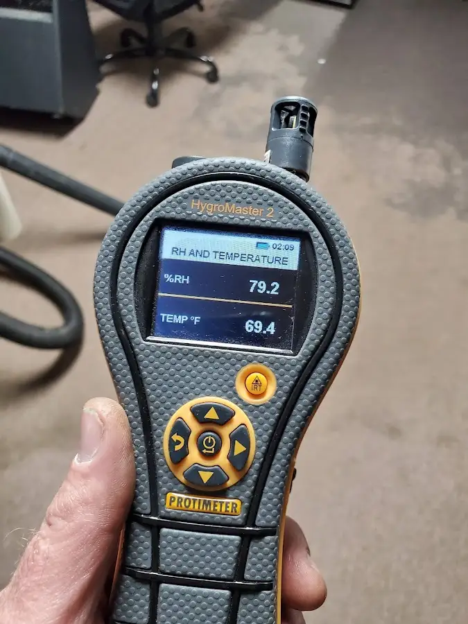 Moisture meter humidity assessment for Fire & Smoke Damage Restoration in Monson